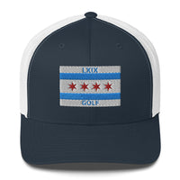LXIX GOLF CLUB LXIX GOLF CLUB Chicago Flag Trucker Cap