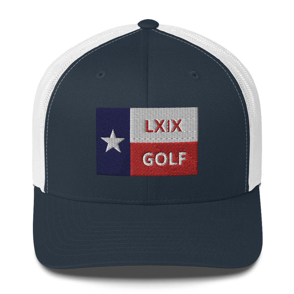 LXIX GOLF CLUB LXIX GOLF CLUB Texas Flag Trucker Cap