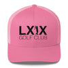 LXIX GOLF CLUB LXIX GOLF CLUB Swinger Logo Trucker Cap - Black Logo