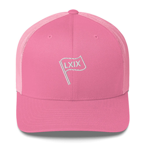 LXIX GOLF CLUB LXIX GOLF CLUB LXIX Flag Trucker Cap