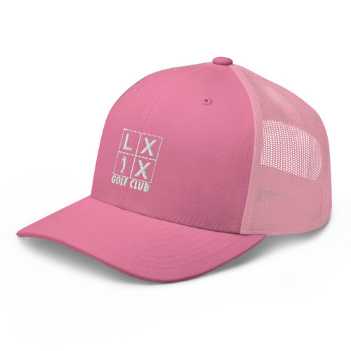 LXIX GOLF CLUB LXIX GOLF CLUB Four Box Logo Trucker Cap - White Logo