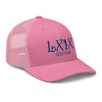 LXIX GOLF CLUB LXIX GOLF CLUB Curve Logo Trucker Cap - Blue Logo