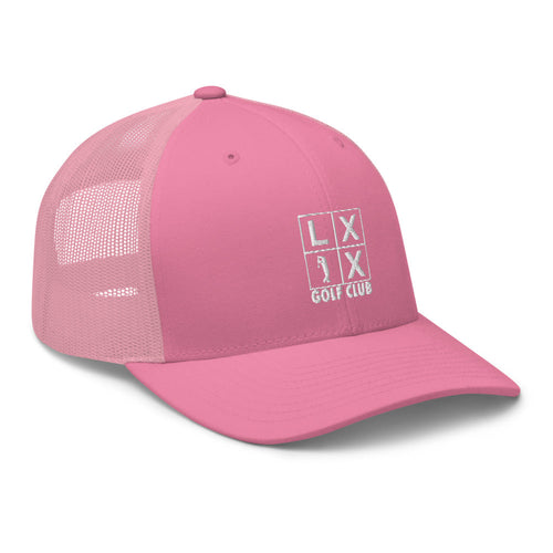 LXIX GOLF CLUB LXIX GOLF CLUB Four Box Logo Trucker Cap - White Logo