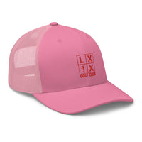 LXIX GOLF CLUB LXIX GOLF CLUB Four Box Logo Trucker Cap - Red Logo