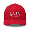 LXIX GOLF CLUB LXIX GOLF CLUB Curve Logo Trucker Cap - White Logo