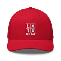 LXIX GOLF CLUB LXIX GOLF CLUB Four Box Logo Trucker Cap - White Logo