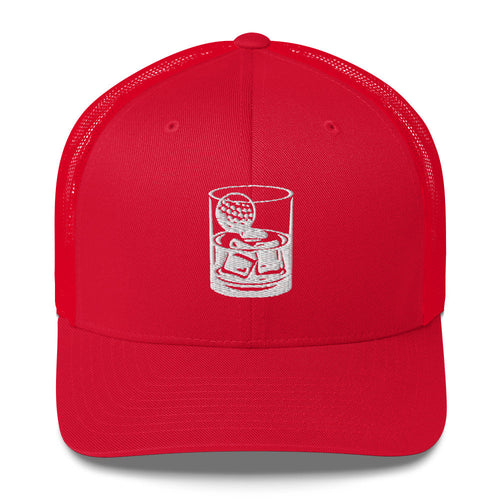 Whiskey Glass Trucker Cap LXIX GOLF CLUB