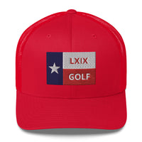 LXIX GOLF CLUB LXIX GOLF CLUB Texas Flag Trucker Cap