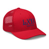 LXIX GOLF CLUB LXIX GOLF CLUB Curve Logo Trucker Cap - Blue Logo