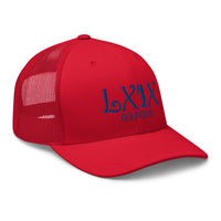 LXIX GOLF CLUB LXIX GOLF CLUB Curve Logo Trucker Cap - Blue Logo