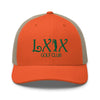 LXIX GOLF CLUB LXIX GOLF CLUB Curve Logo Trucker Cap - Green Logo
