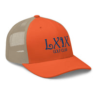 LXIX GOLF CLUB LXIX GOLF CLUB Curve Logo Trucker Cap - Blue Logo