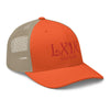 LXIX GOLF CLUB LXIX GOLF CLUB Curve Logo Trucker Cap - Red Logo