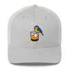 Birdie Juice Golf Hat – Trucker Cap for Golfers (Silver/Charcoal/Green) LXIX GOLF CLUB