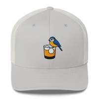Birdie Juice Golf Hat – Trucker Cap for Golfers (Silver/Charcoal/Green) LXIX GOLF CLUB