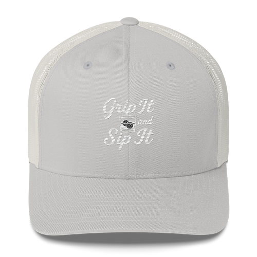Grip It and Sip It Trucker Hat – Classic Golf Style with a Twist LXIX GOLF CLUB
