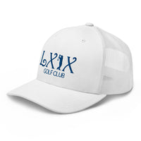 LXIX GOLF CLUB LXIX GOLF CLUB Curve Logo Trucker Cap - Blue Logo
