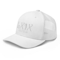 LXIX GOLF CLUB LXIX GOLF CLUB Curve Logo Trucker Cap - White Logo