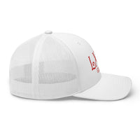 LXIX GOLF CLUB LXIX GOLF CLUB Curve Logo Trucker Cap - Red Logo