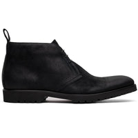 Zelli Italia Zelli Italia 46-602-BLK REZZA Suede Calfskin Chukka Boot Black