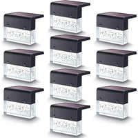 RGB LED Solar Fence Light - Waterproof Step Light for Outdoor