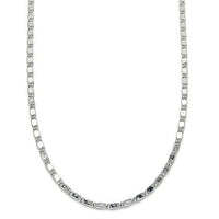 Rhodium Filled High Polish Finish Basic Necklace