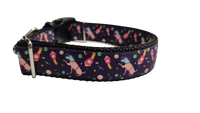 Space Dogs Nylon Dog Collar