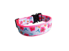 Bright Flowers Nylon Dog Collar