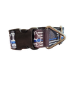 1.5" Wide K9 Police Dog Flag Nylon Dog Collar