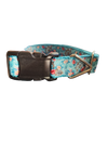 Ship Wheels & Compass Nylon Dog Collar