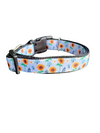 Pretty Flowers Nylon Dog Collar