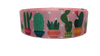 1.5" Wide Potted Cactus Nylon Dog Collar