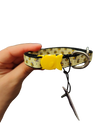 1/2" Yellow Bees Nylon Dog / Cat Collar