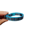 1/2" Blue Stripe Nylon Dog / Cat Collar