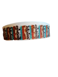 Western Stripes Nylon Dog Collar