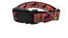 Pink Moose Nylon Dog Collar