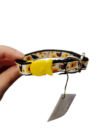 1/2" Chickens And Sunflowers Nylon Dog / Cat Collar