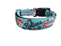 Believe In Santa Paws Christmas Nylon Dog Collar