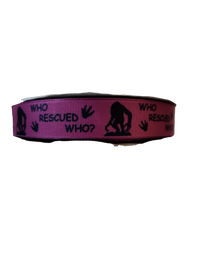 Cryptid Who Rescued Who Nylon Dog Collar