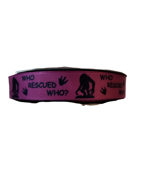 Cryptid Who Rescued Who Nylon Dog Collar