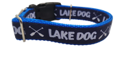 Lake Dog Blue Nylon Dog Collar