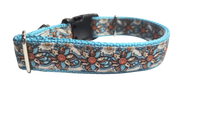 Western Floral Nylon Dog Collar