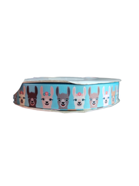 Llama Nylon Dog Collar