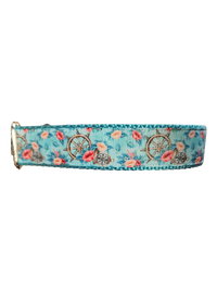 Ship Wheels & Compass Nylon Dog Collar