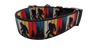 1.5" Wide Bigfoot Sasquatch Yeti Nylon Dog Collar