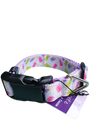 Popsicles Lavender Nylon Dog Collar MD, LG, XL, Leash