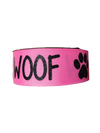 1.5" Wide Woof Nylon Dog Collar