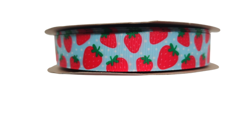 Strawberries Nylon Dog Collar