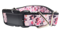 Birds and Flowers Nylon Dog Collar