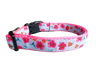 Bright Flowers Nylon Dog Collar